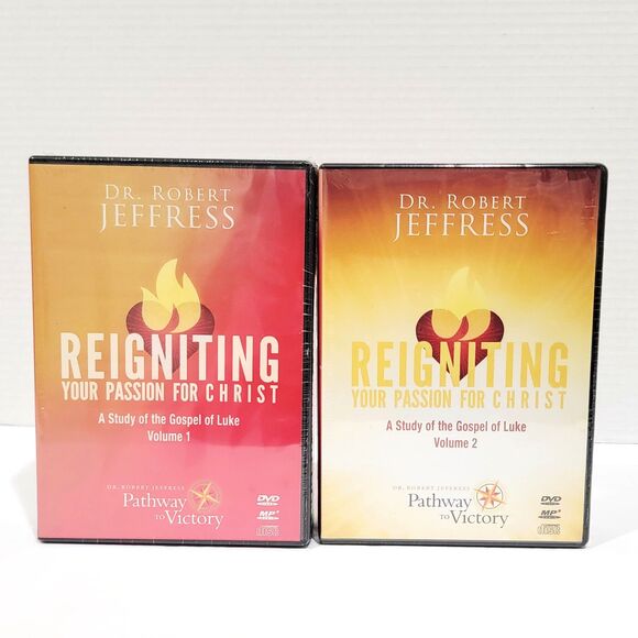 Reigniting Your Passion For Christ Gospel Of Luke Vol 1 & 2 DVD Set Lot of 2 - Picture 1 of 9